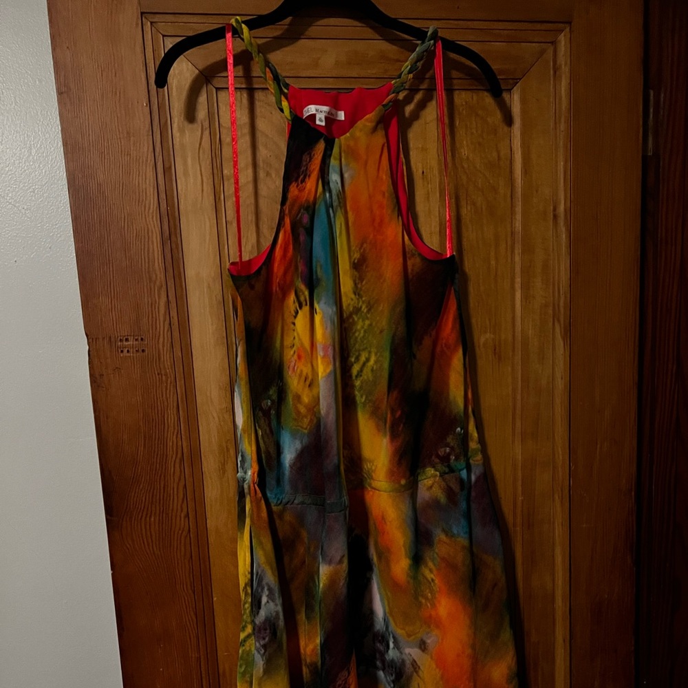Abstract art in the form of a dress